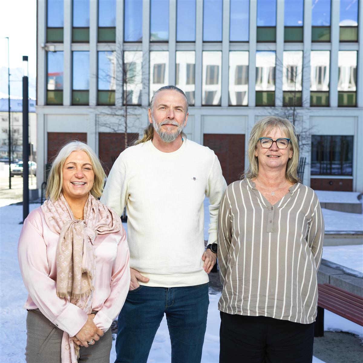 Kirstin, Kjetil Og Eva Er Den Nye Ledergruppen Innen Helse- Og Omsorg I ...